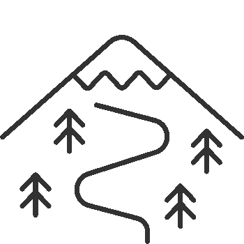 Blue downhill trails